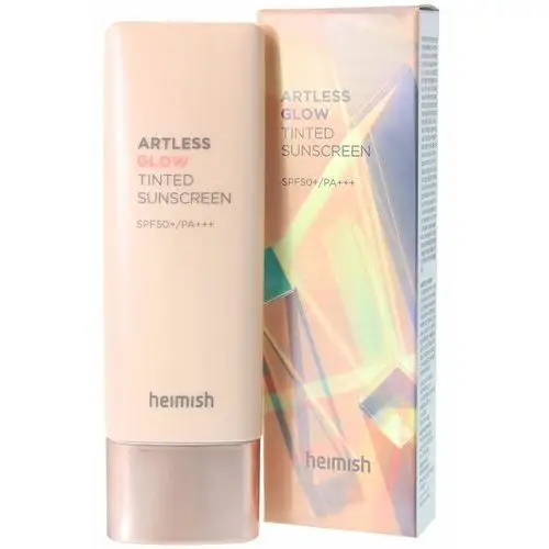 Heimish artless glow tinted sunscreen shine beige spf50+ pa+++ 40ml