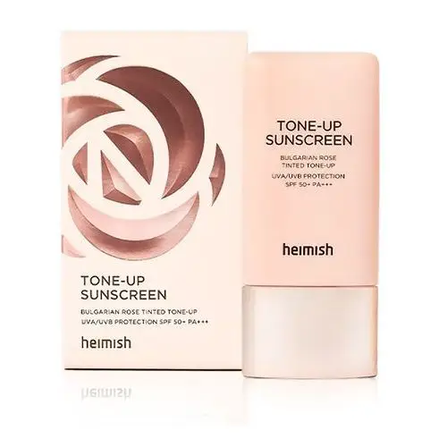 Bulgarian rose tone-up sunscreen spf50+ pa+++, 30ml - krem typu tone-up z ochroną przeciwsłoneczną Heimish