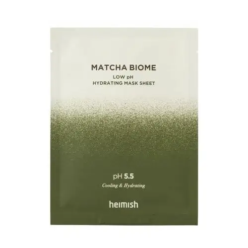 Matcha biome low ph hydrating mask sheet - kojąca maska z probiotykami Heimish