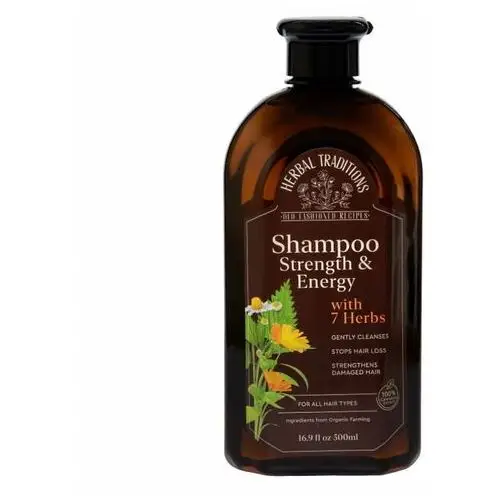 Herbal traditions Szampon do włosów z 7 ziołami - wzmacniający i stymulujący wzrost włosów elevita 500ml