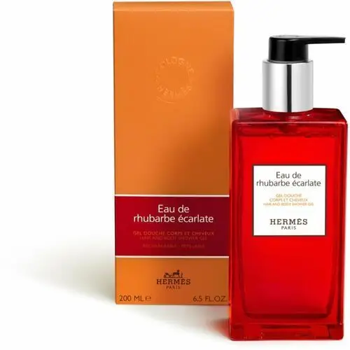 HERMÈS Le Bain Eau de rhubarbe écarlate żel pod prysznic do ciała i włosów unisex 200 ml