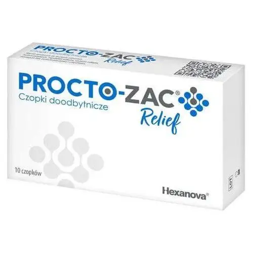 Procto-zac relief x 10 czopków doodbytniczych Hexanova sp. z o.o