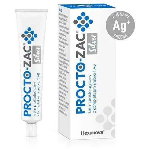 Hexanova sp. z o.o. Procto-zac silver krem proktologiczny 25ml