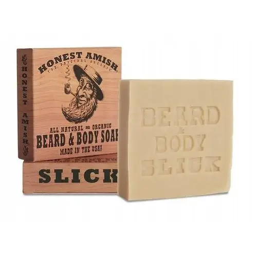 Honest Amish Beard & Body Soap Slick Mydło do brody i ciała z Usa