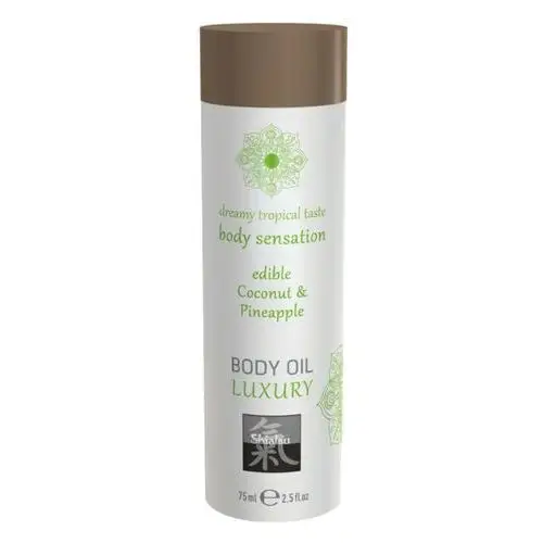 Shiatsu Luxury - jadalny olejek do masażu - kokos-ananas (75ml)