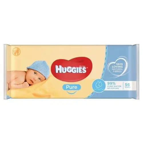 Huggies Pure chusteczki nawilżone 56ks