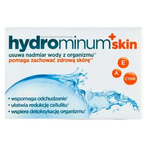 Suplement usuwający nadmiar wody z organizmu marki Hydrominum