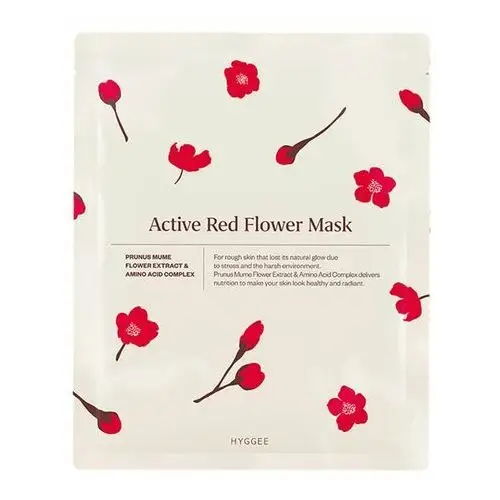 HYGGEE Active Red Flower Mask 35 ml, HYGARFMASK