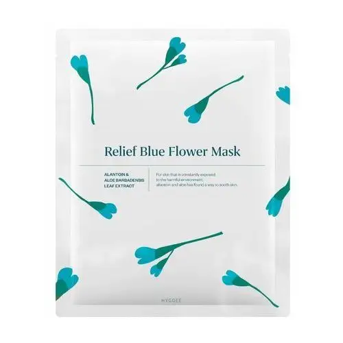 Hyggee relief blue flower mask 35 ml