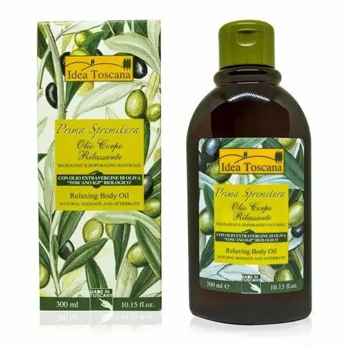 Relaksujący olejek do kąpieli i masażu z oliwą 300ml - Idea Toscana