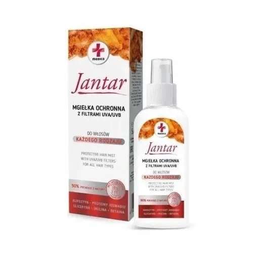 Ideepharm Jantar medica mgiełka ochronna do włosów z filtrami uva/uvb 150ml