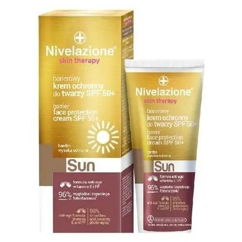 Nivelazione skin therapy sun krem barierowy ochronny do twarzy spf50 50ml Ideepharm