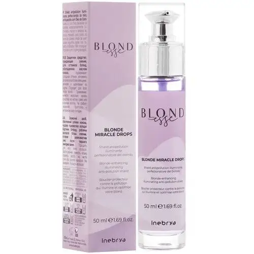 Inebrya blondesse blonde miracle drops - serum nabłyszczające włosy, 50ml