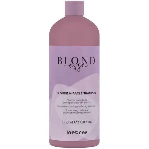 Blondesse blonde miracle shampoo odżywczy szampon do włosów blond 1000ml Inebrya
