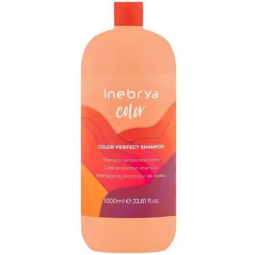 Inebrya color perfect, szampon do włosów farbowanych, 1000ml