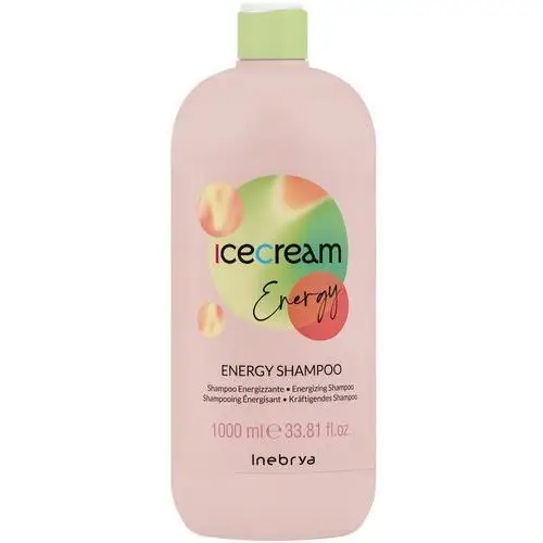 Ice cream energy, szampon przeciw wypadaniu włosów, 1000ml Inebrya