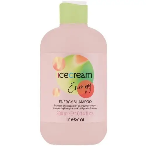 Inebrya ice cream energy, szampon przeciw wypadaniu włosów, 300ml