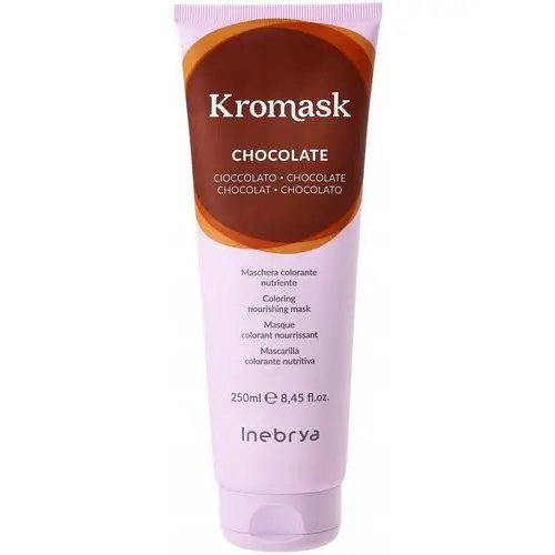 Inebrya kromask - maska koloryzująca do włosów, różne kolory, 250ml chocolate