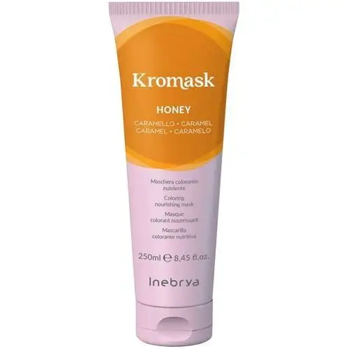 Inebrya kromask - maska koloryzująca do włosów, różne kolory, 250ml honey