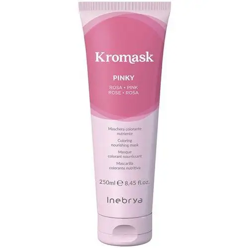 Inebrya kromask - maska koloryzująca do włosów, różne kolory, 250ml pinky