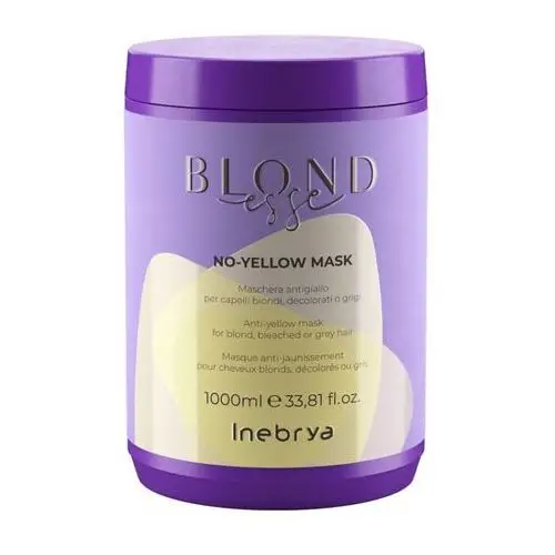 Inebrya Maska do włosów blond rozjaśnianych i siwych 1000 ml