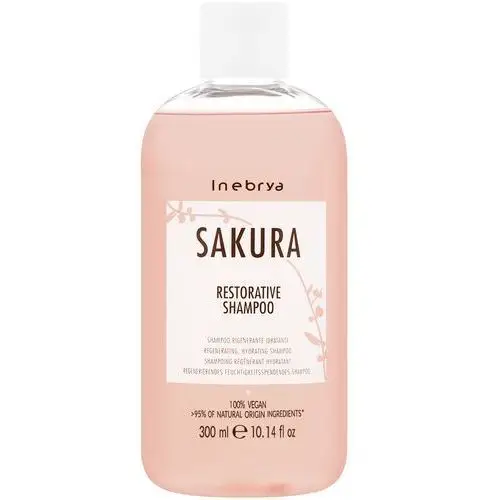 Sakura restorative shampoo wzmacniający szampon do włosów 300ml Inebrya
