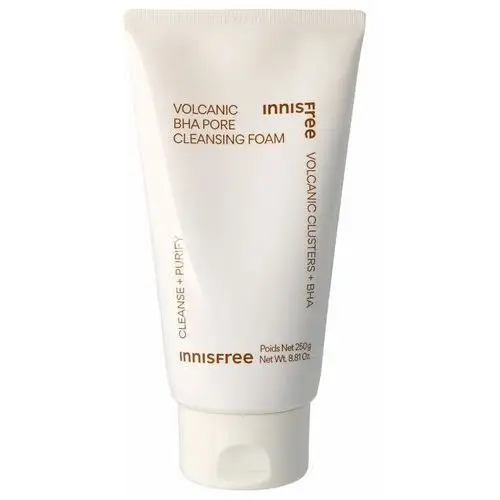 INNISFREE VOLCANIC BHA PORE CLEANSING FOAM 250g - Oczyszczająca pianka do mycia twarzy