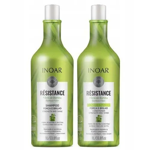 Inoar Duo Resistance Bambu Szampon 1000 ml Odżywka 1000 ml