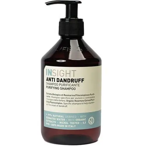 Insight anti dandruff – szampon przeciwłupieżowy 400ml insight, 55330