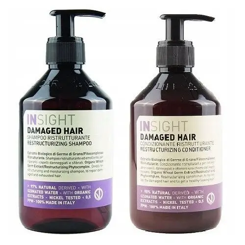 Insight Damaged Hair Szampon 400ml+ Odżywka 400ml