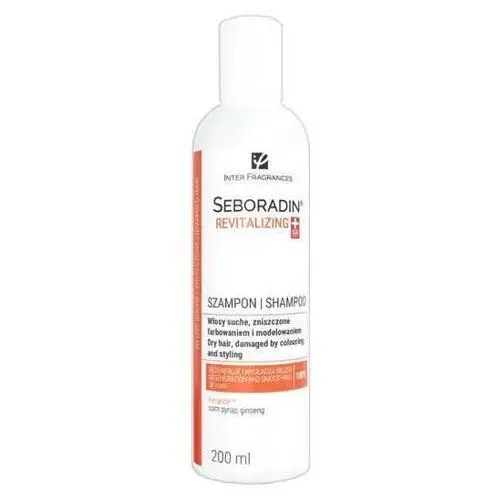 Inter fragrances Seboradin revitalizing szampon regenerujący do włosów suchych 200ml