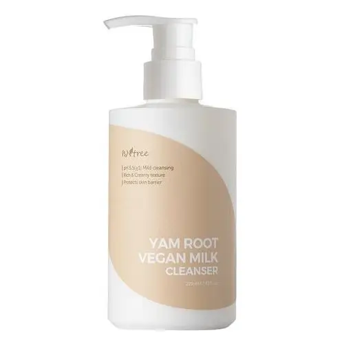 Isntree Yam Root Vegan Milk Cleanser Mleczko Oczyszczające Łagodne 220 ml