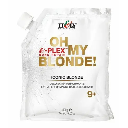 Itely Hairfashion OH MY BLONDE! ICONIC BLONDE Intensywny rozjaśniacz do 9 tonów (500 g.), kolor blond