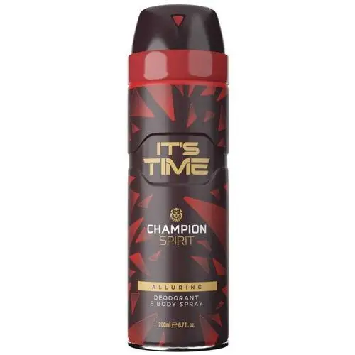 Dezodorant do ciała w sprayu Champion Spirit 200ml It's Time,69