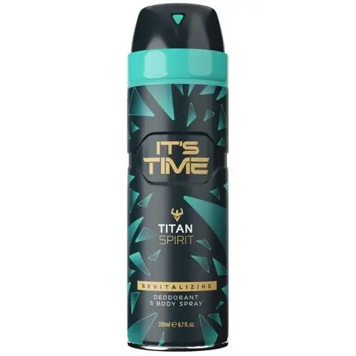 Dezodorant do ciała w sprayu Titan Spirit 200ml It's Time,70