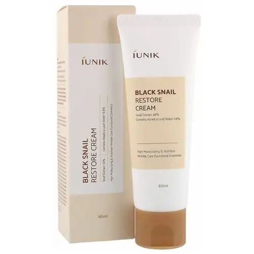 Iunik black snail restore cream 60ml