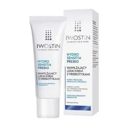 Iwostin hydro sensitia prebio nawilżający lekki krem z prebiotykami 50ml