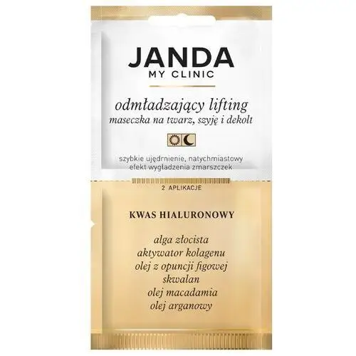 JANDA - My Clinic Maseczka odmładzający lifting KWAS HIALURONOWY, 8ml