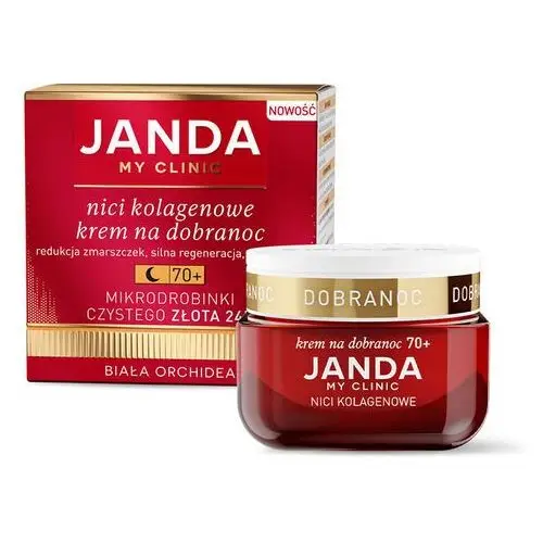 Nici kolagenowe krem na dobranoc 70+, 50ml Janda