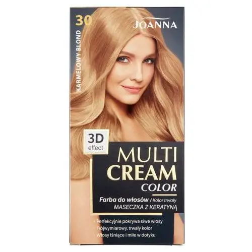 Farba do włosów 30 Karmelowy Blond Joanna, kolor brąz