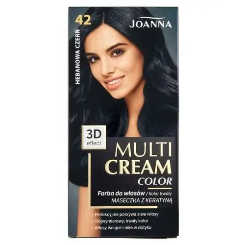 Joanna Multi Cream Color Farba nr 42 Hebanowa Czerń