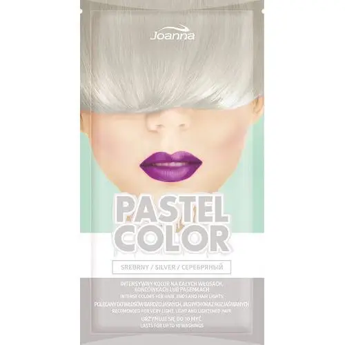 Pastel color szampon koloryzujący w saszetce srebrny 35g Joanna