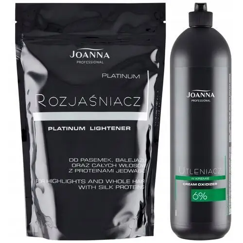 Joanna Platinum Lightener Rozjaśniacz+Utleniacz 6%