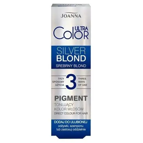 Ultra color pigment tonujący 100ml srebrny blond Joanna