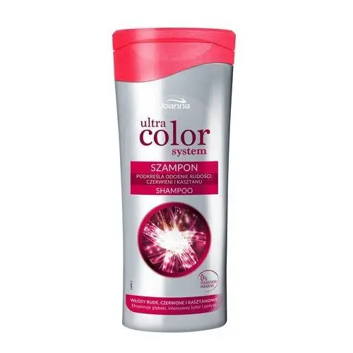 Joanna ultra color system szampon do włosów - rude kasztanowe czerwone - podkreśla odcienie