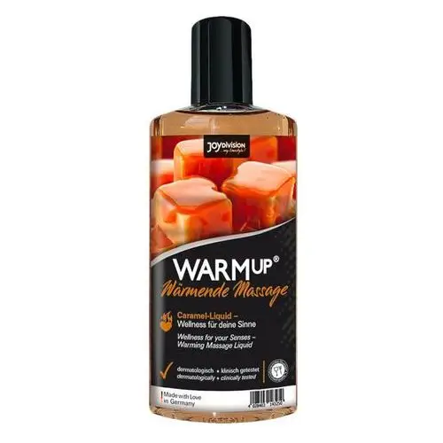 Warmup - rozgrzewający olejek do masażu - karmelowy (150ml) Joydivision