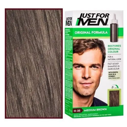 Just for men – odsiwiacz do włosów dla mężczyzn, 66 ml h35