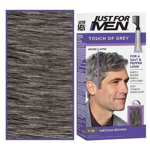 Touch of grey odsiwiacz t-35 średni brąz 40 g Just for men