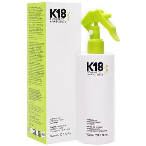 K18 Molecular Repair Hair Mist - molekularna, regenerująca mgiełka do włosów, 300ml