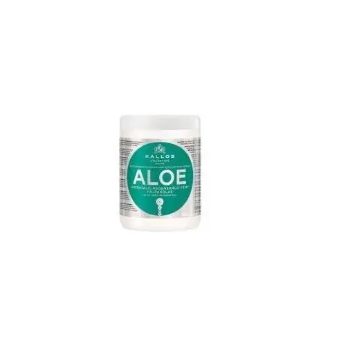 Kallos Aloe Moisture Repair Shine Hair Mask With Aloe Vera Extract regenerująca maska nadająca blasku z ekstarktem aloe vera do włosów suchych i łamiących się 1 l